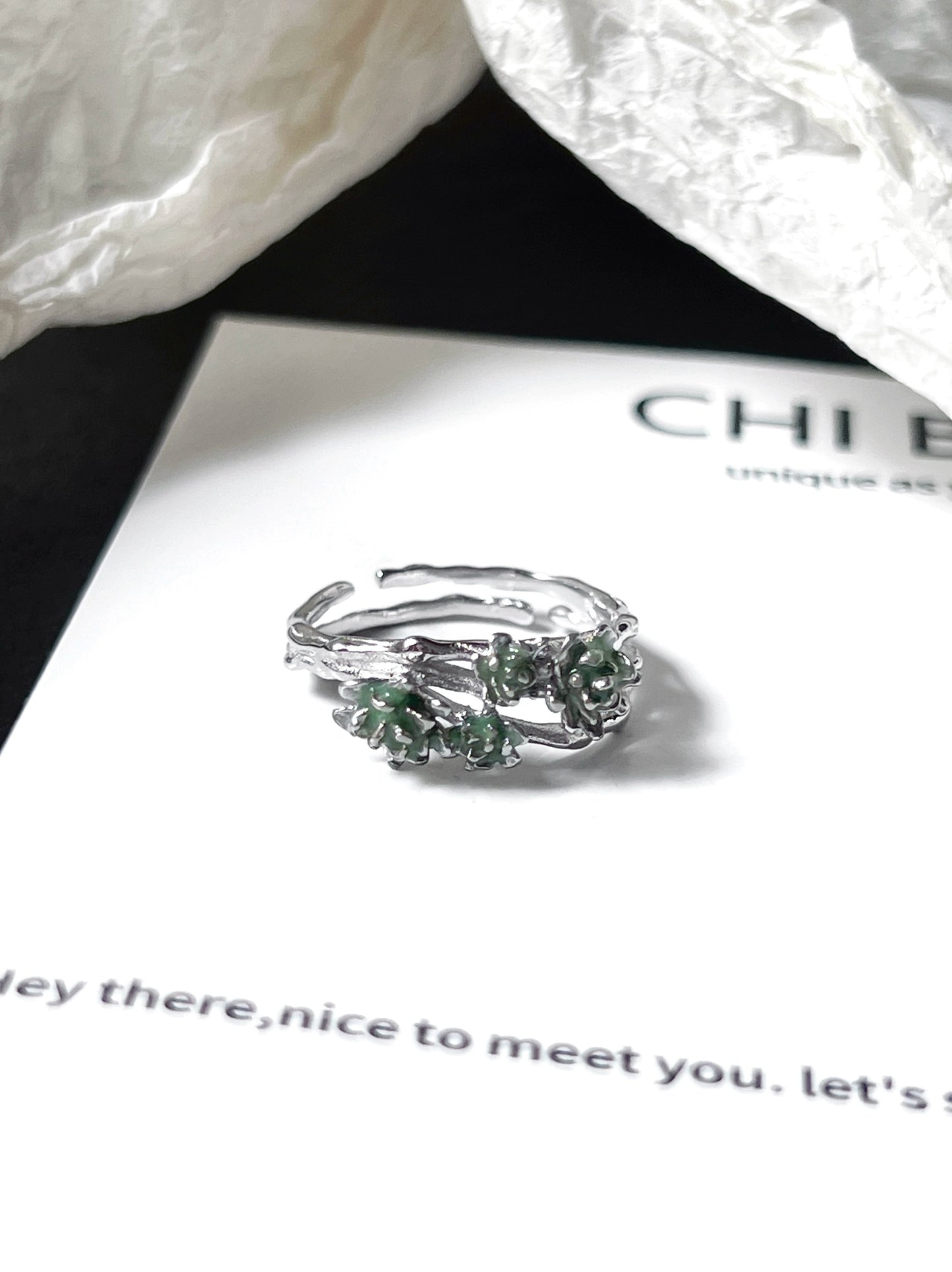 "Sunny Jasmine" Vine Ring