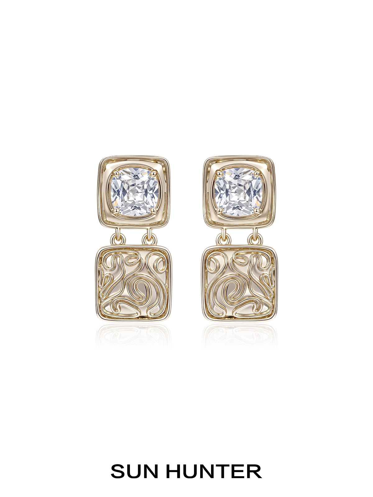Vintage Maillard Coin Earrings