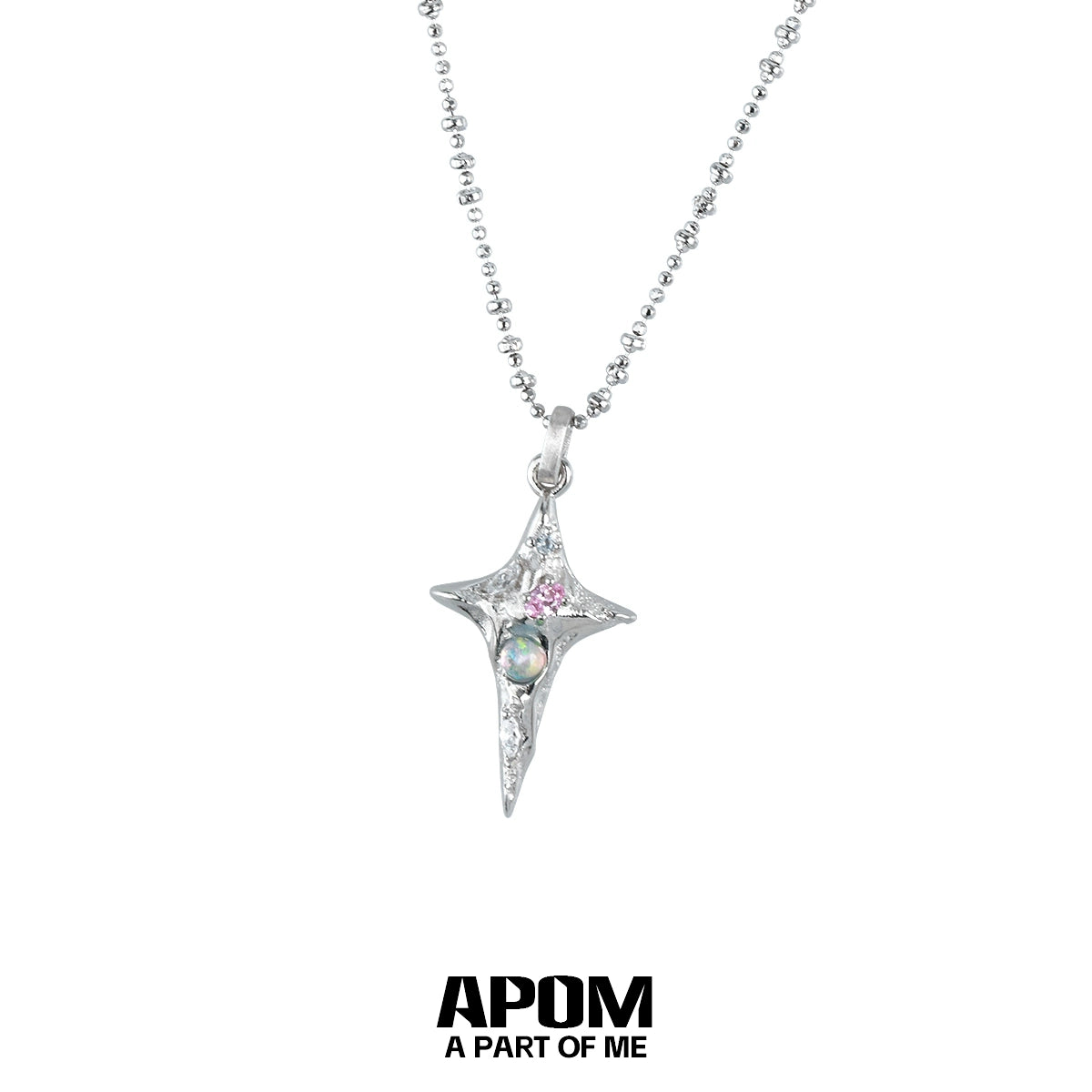 Star Diamond Silver Necklace