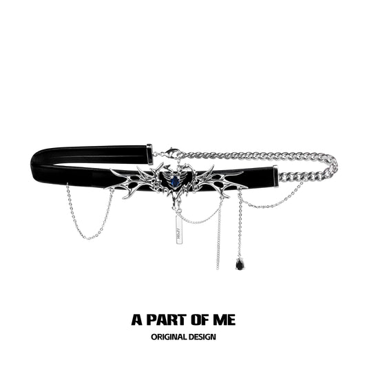 Heart Thorn Punk Choker