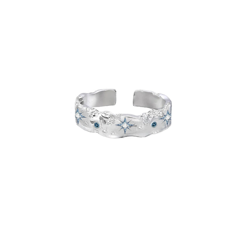 Azure Starry Sky Ring