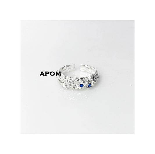 Silent Blue Gem Ring