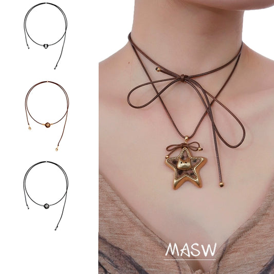 Rose & Cat Vintage Necklace