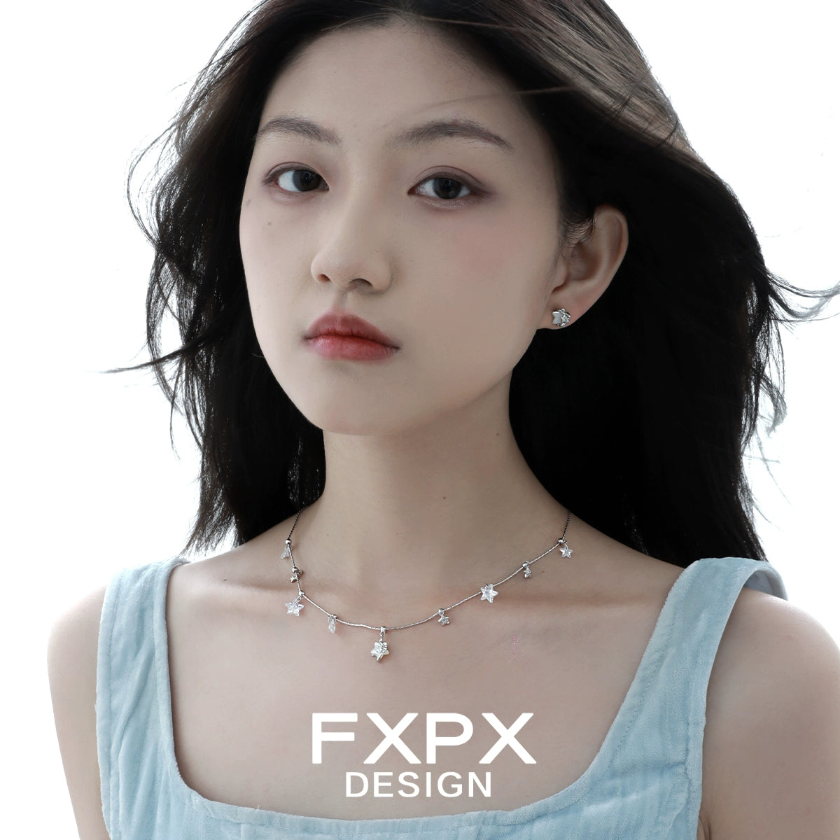 Cosmic Beauty Stars Silver Necklace
