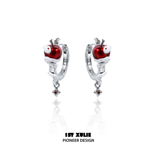 Forbidden Apple Snake Ear Clip