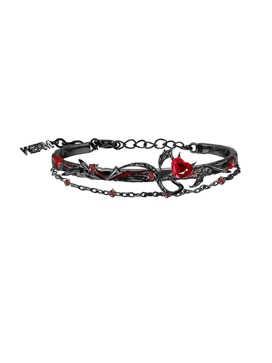 Demon Heart Zircon Bracelet