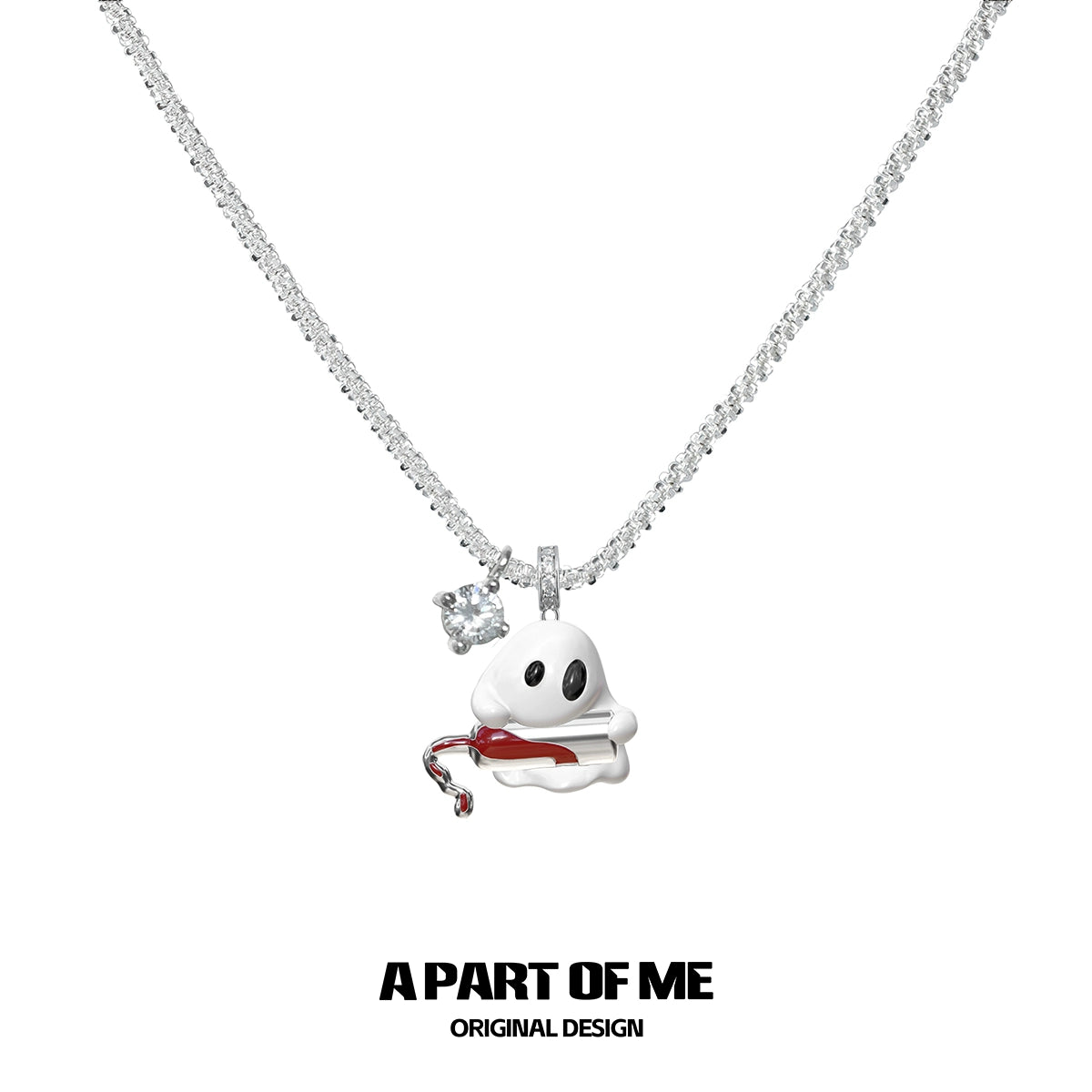 Ghost Boo Gift Necklace