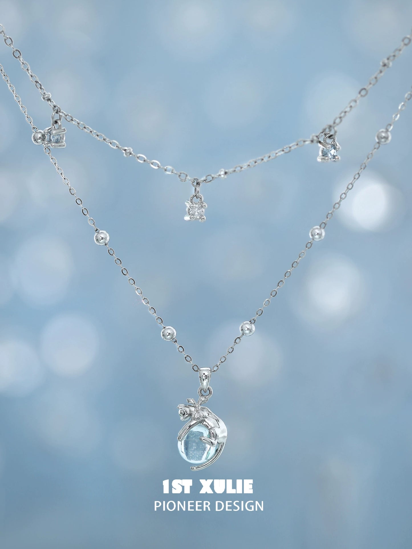 Summer Cool Kitten Necklace