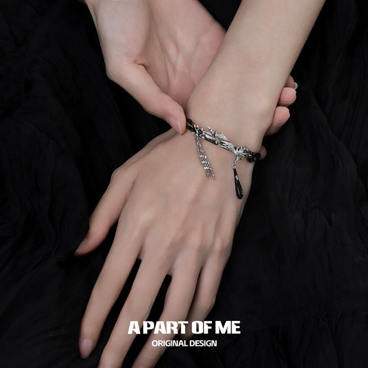 Dark Flight Bird Bracelet