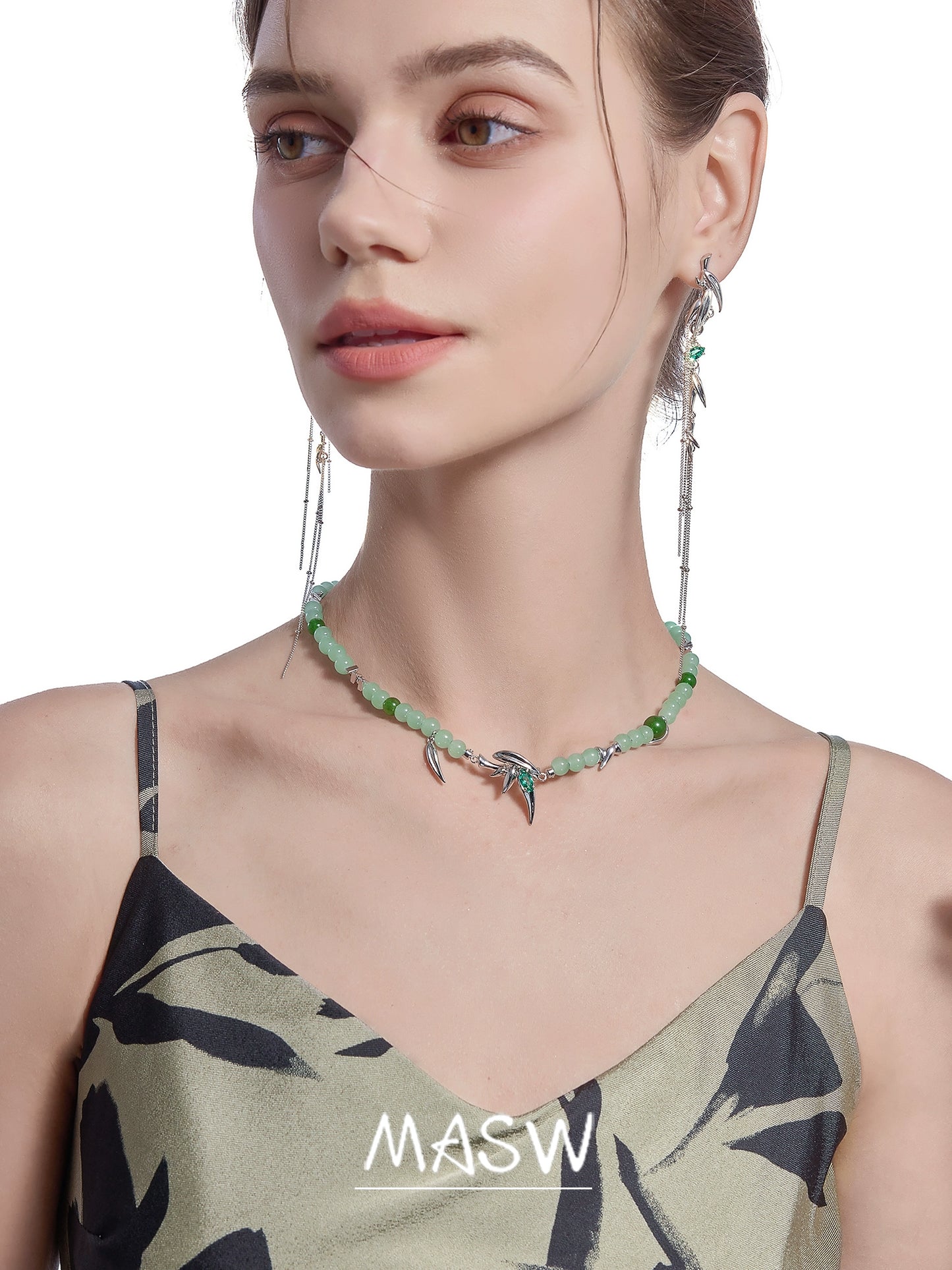 Greenstone Vintage Necklace