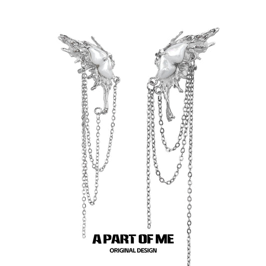 Butterfly Elf Tassel Ear Cuffs