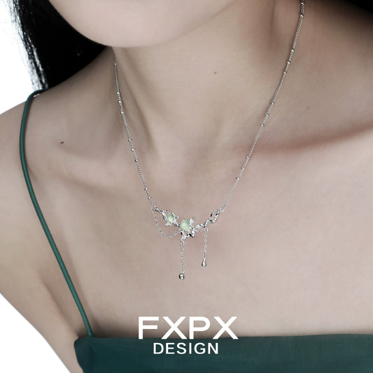 Elegance Serene Lotus Necklace