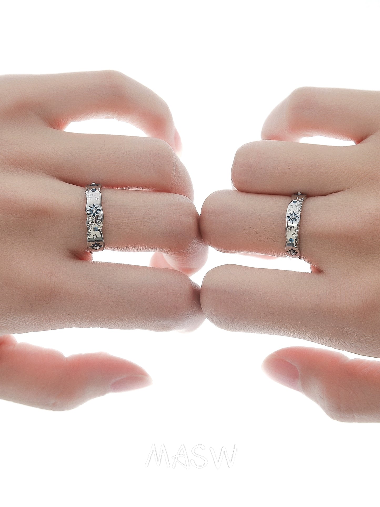 Azure Starry Sky Ring