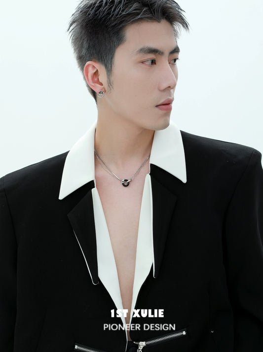 Black & White Dual Force Necklace