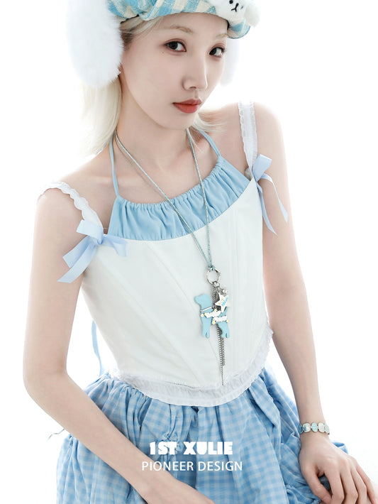 Puppy Keychain Clavicle Necklace