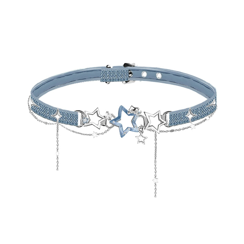 Denim Star Spice Choker