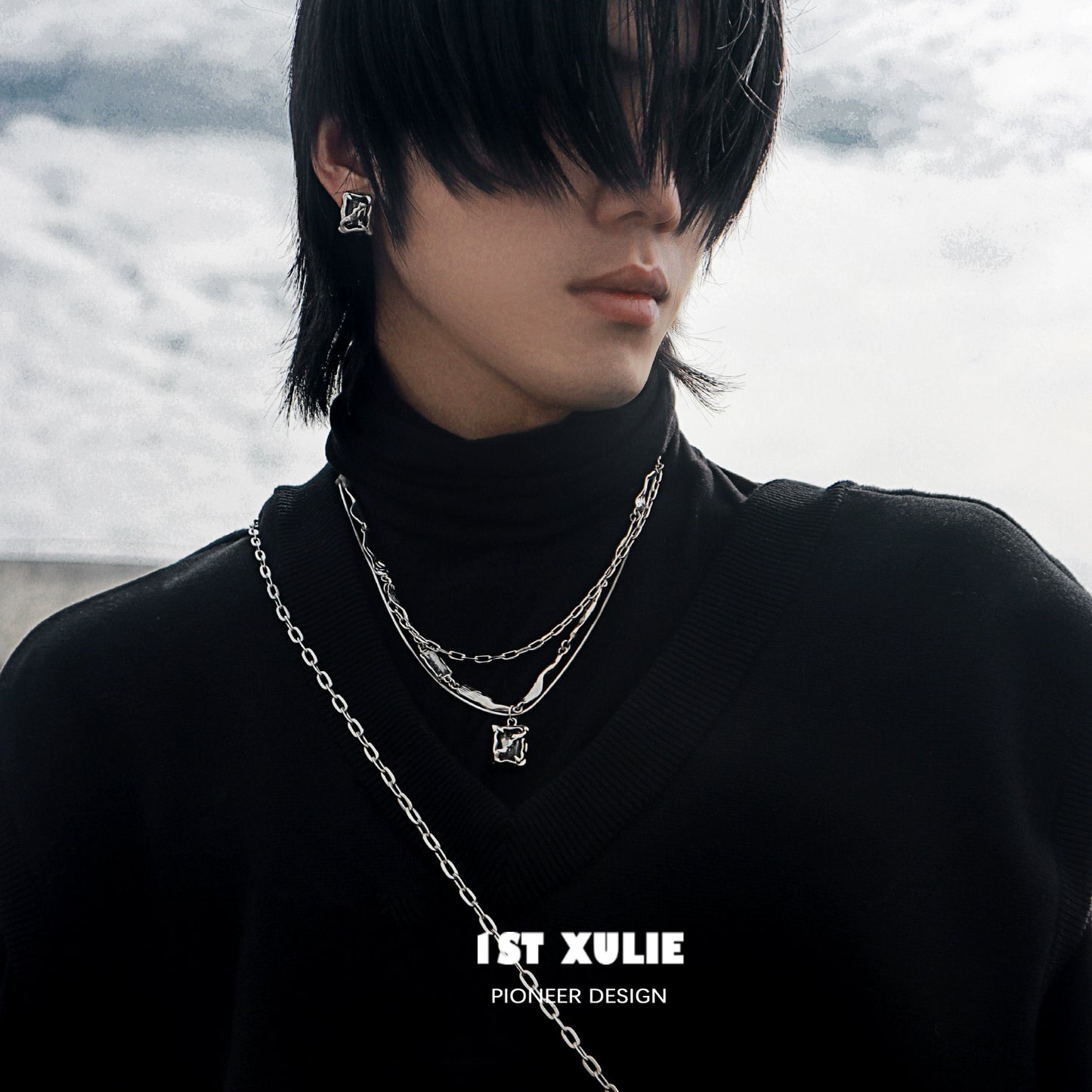Y2K Frost Gem Cool Necklace