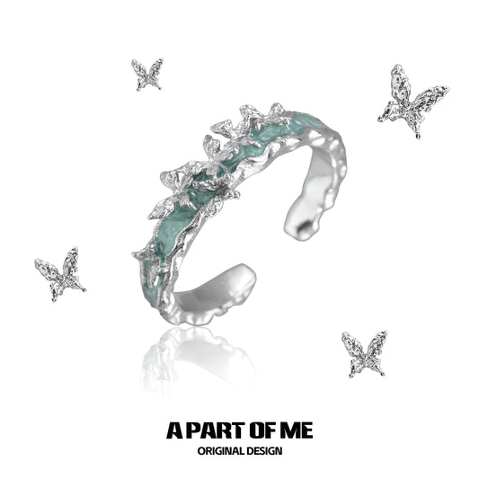 Mint Mambo Butterfly Ring