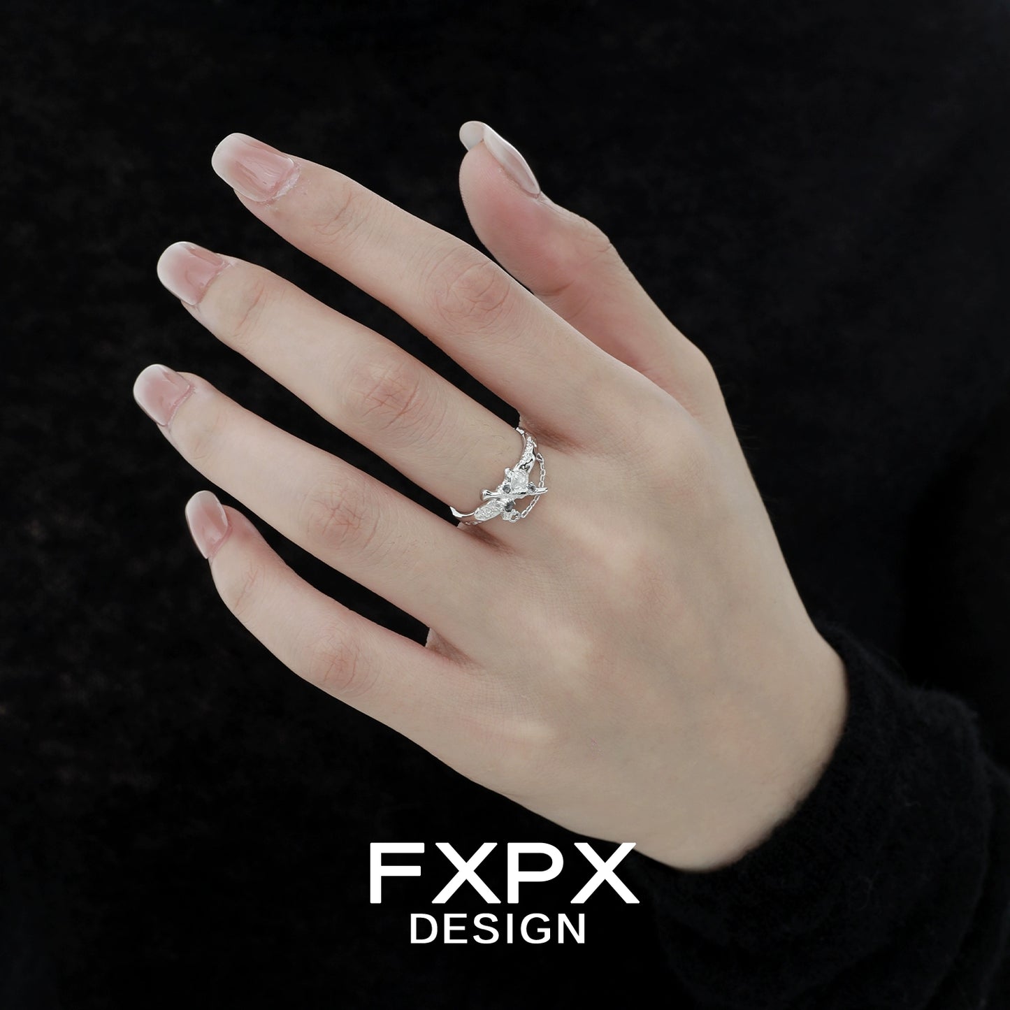 Courage Sword Cross Ring
