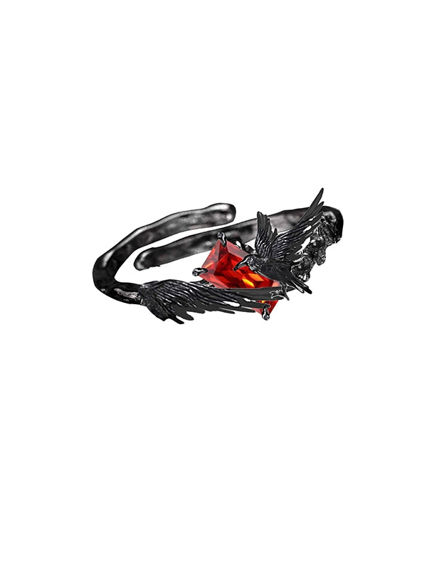 Evil Raven Gothic Ring