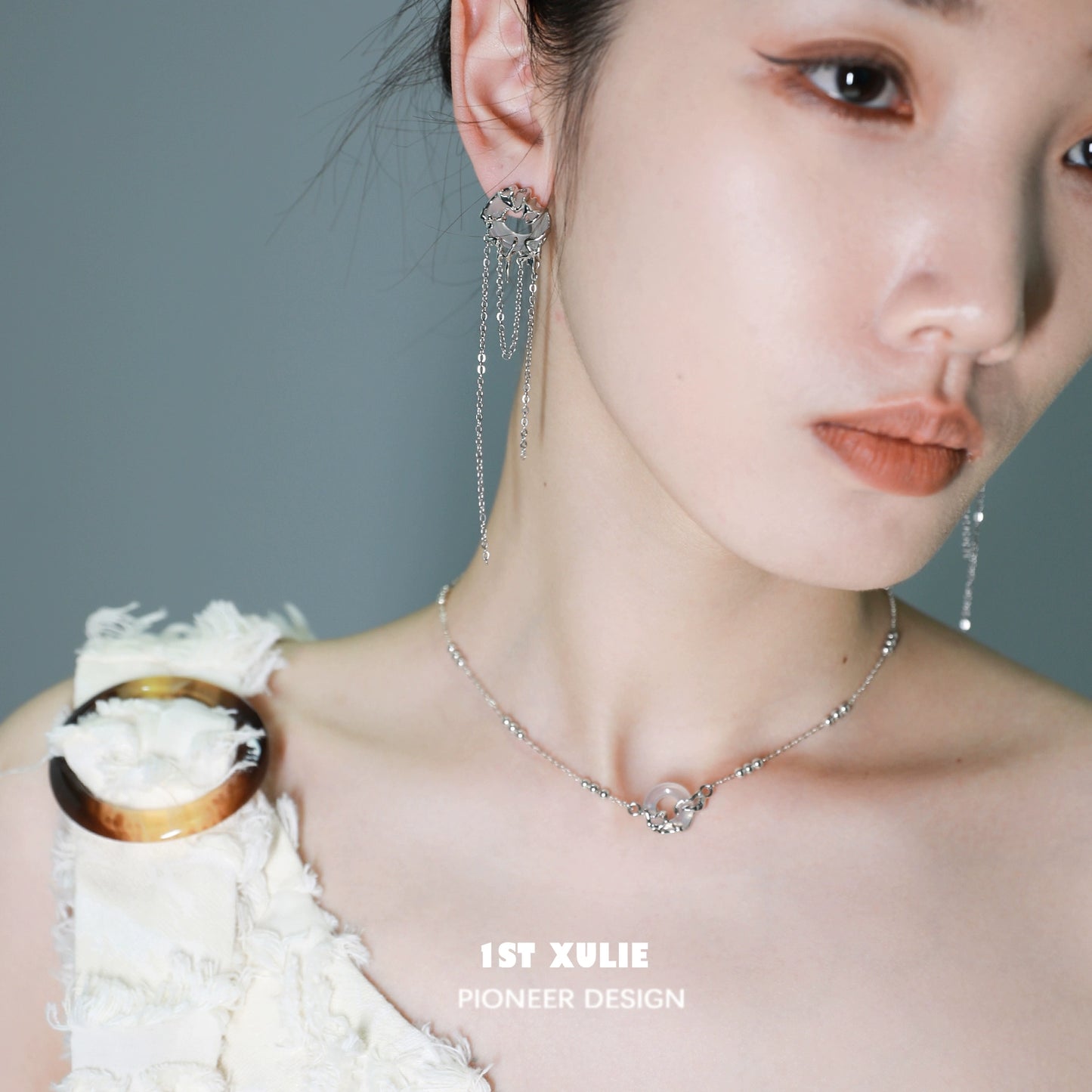 Eternal Rings Sliver Necklace