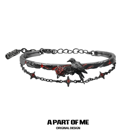 Raven Starlight Double Bracelet