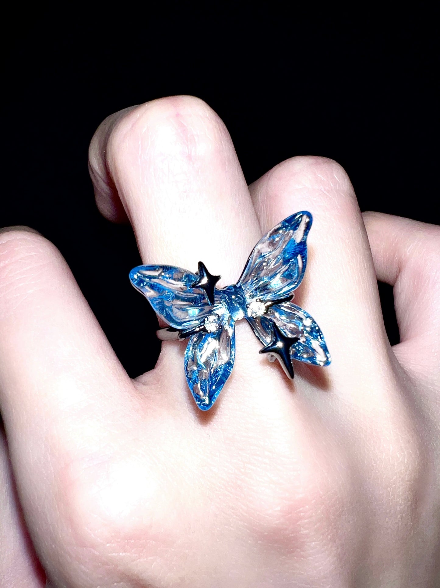"Water Ripple Butterfly" Necklace