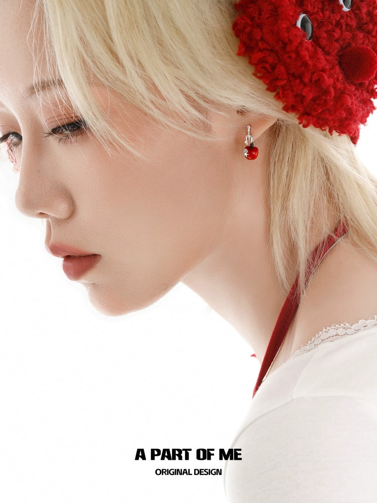 Kitchen Apple Ear Cuffs