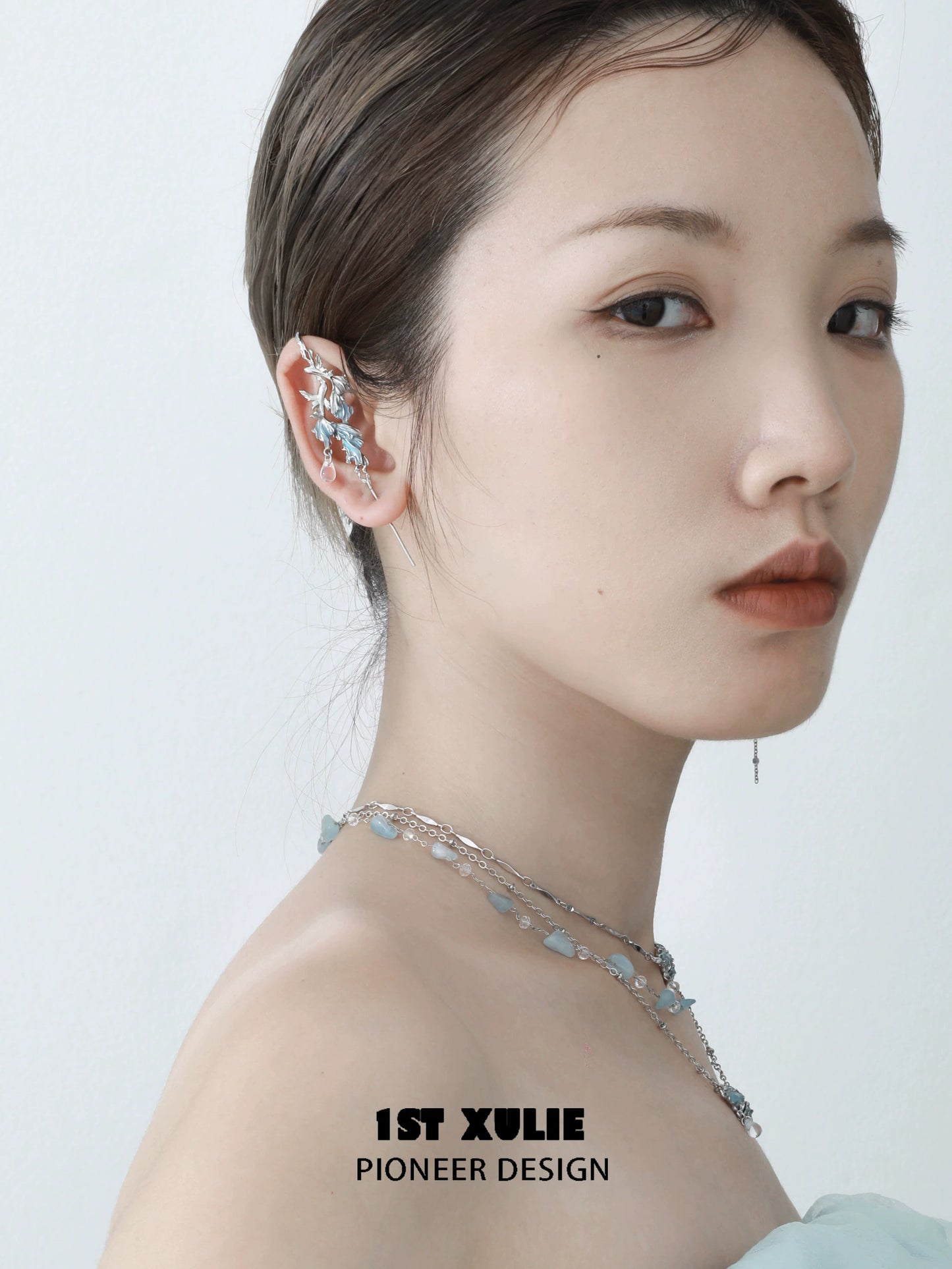 Mermaid Tail Piercing Ear Needle