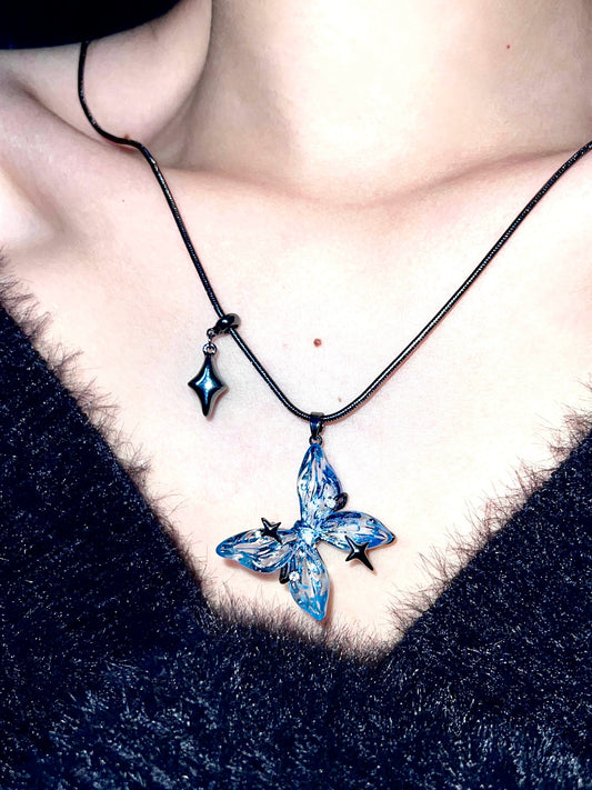 "Water Ripple Butterfly" Necklace