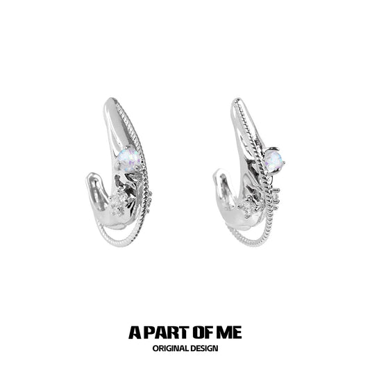 Moon Harmony Geometric Earrings