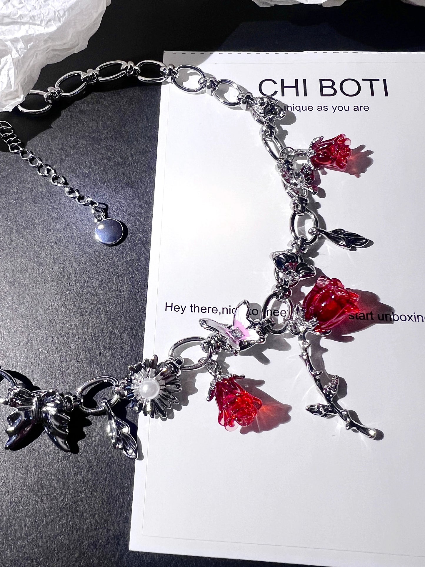 "Rose Estate" Vine Necklace