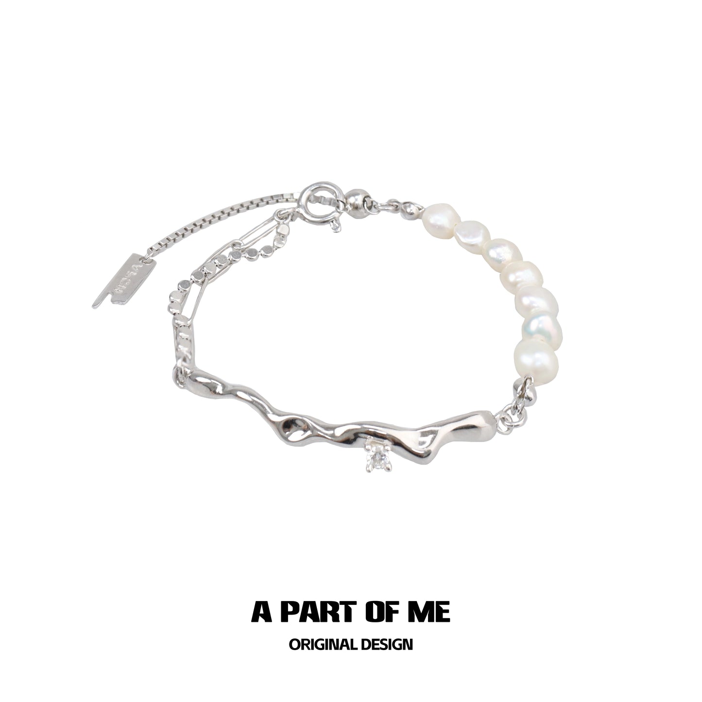 Timeless Pearl Silver Bracelet