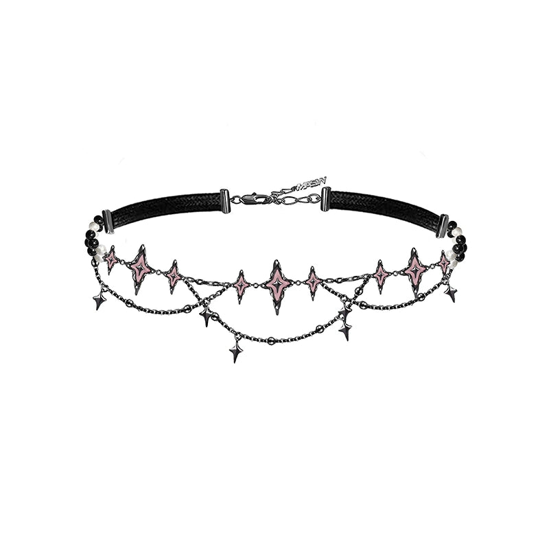 Pink Astral Punk Choker