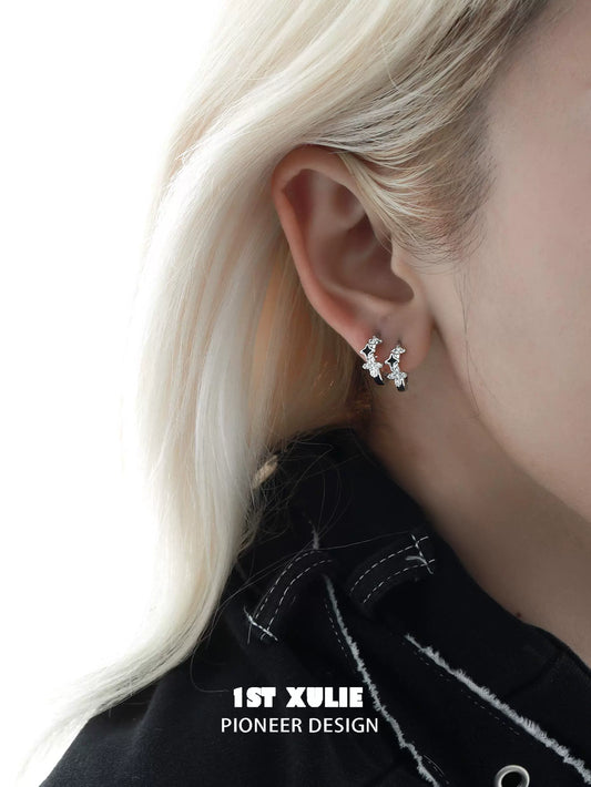 Y2K Thorned Starpunk Earrings