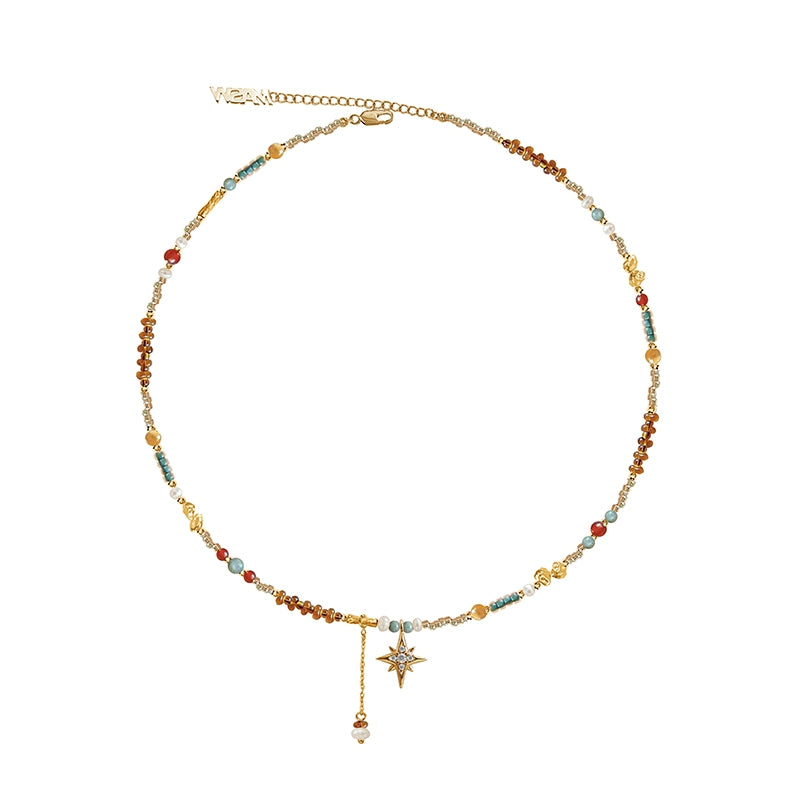 Colorful Mangstar Layered Necklace
