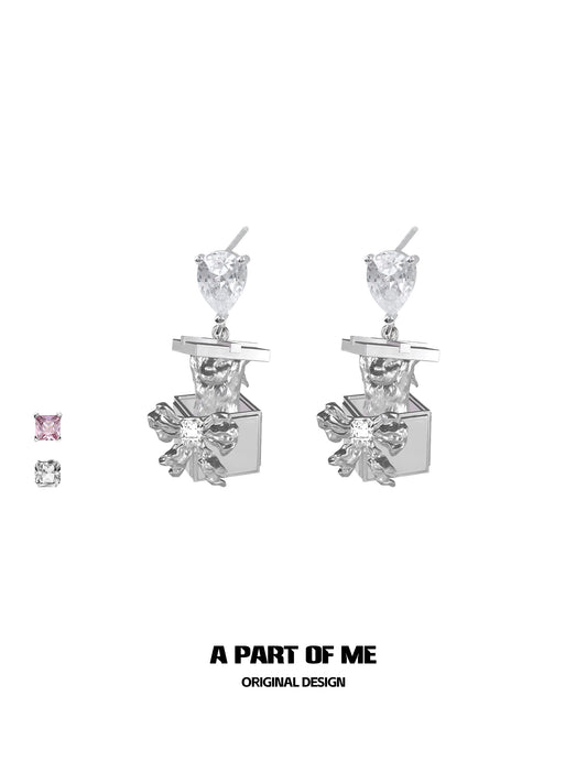 Flower & Bow Earrings