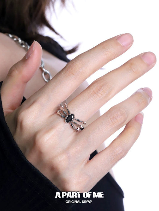 Bone Spider Dark Ring