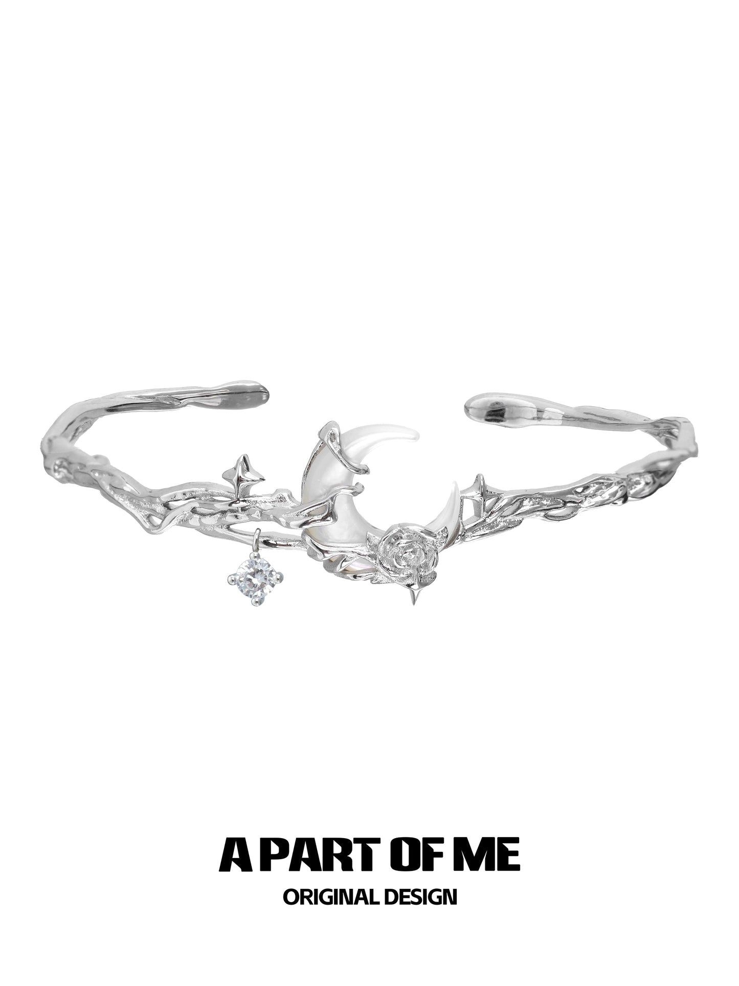 Moon Rose Diamond Bracelet