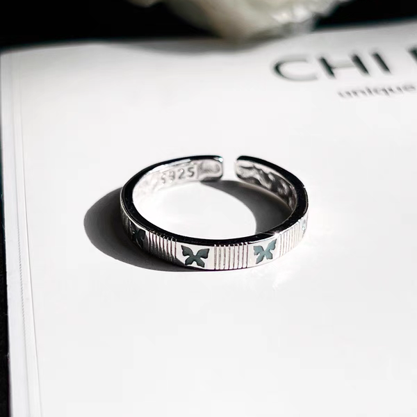 "Glacier Butterfly" Minimalism Ring
