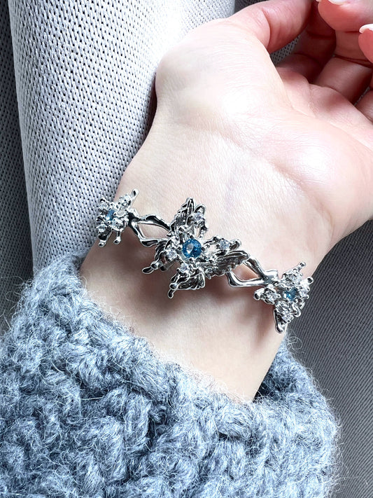 "Dream Butterfly" Zircon Bracelet