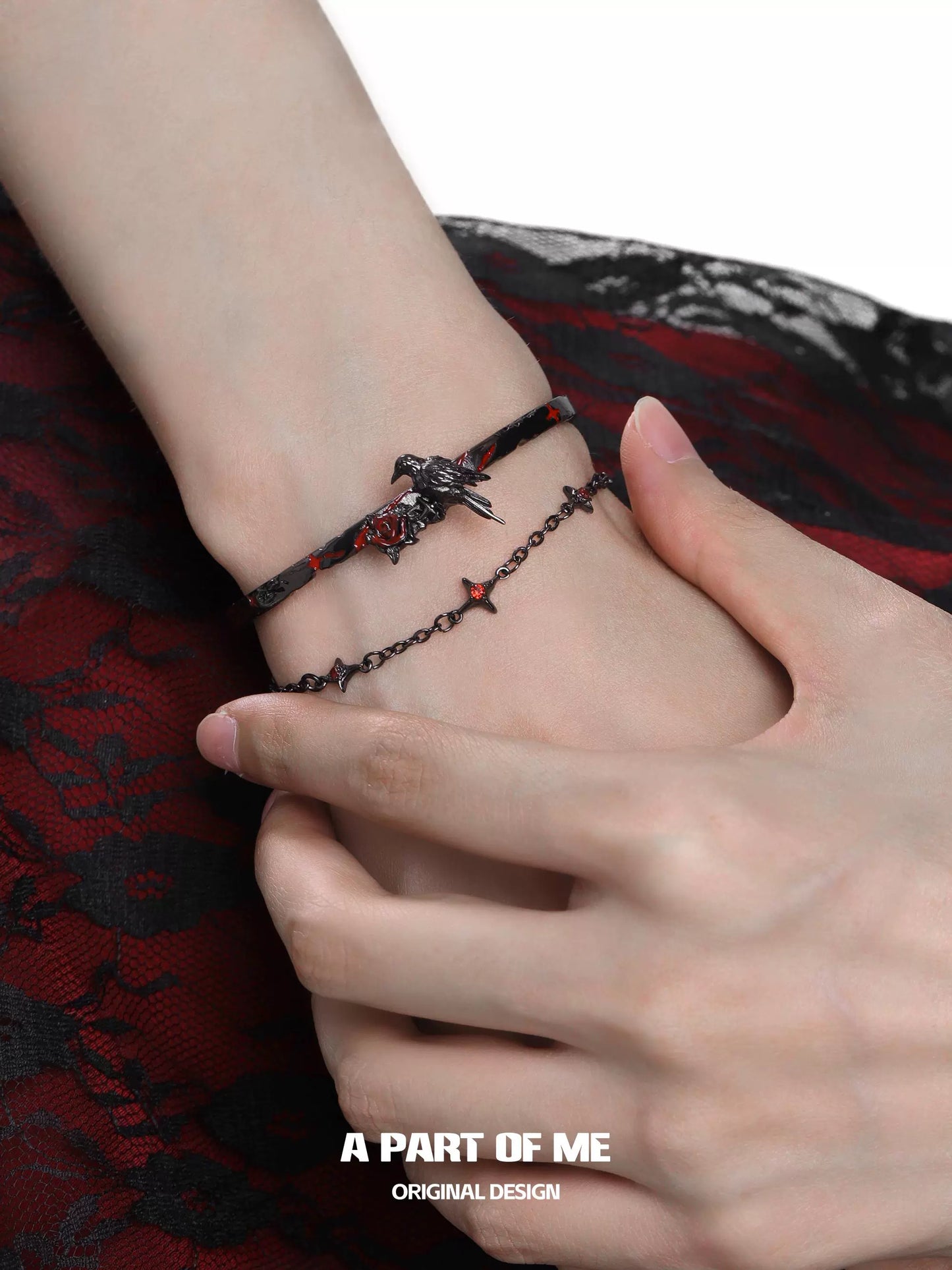 Raven Starlight Double Bracelet