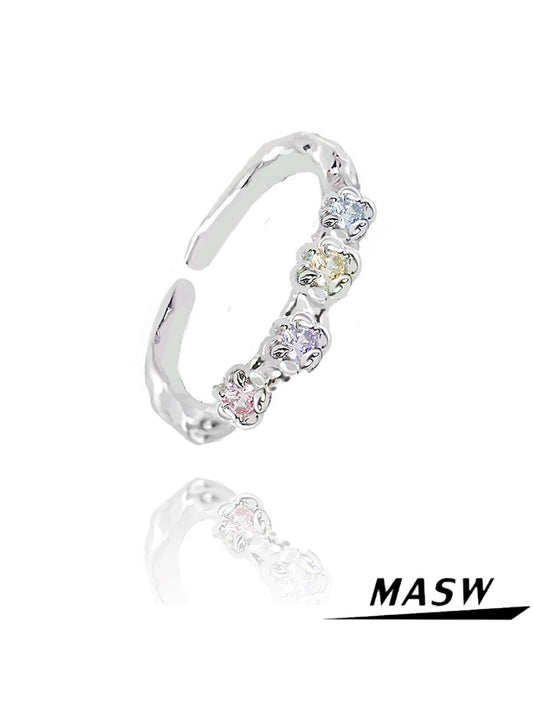 Secret Garden Zircon Ring