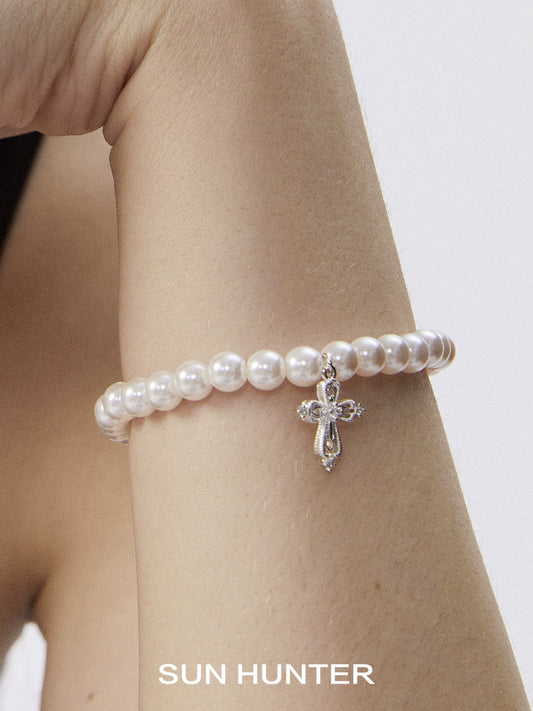 Coastal Glow Pearl Bracelet