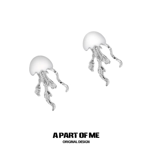 Roaming Jellyfish Cool Earrings