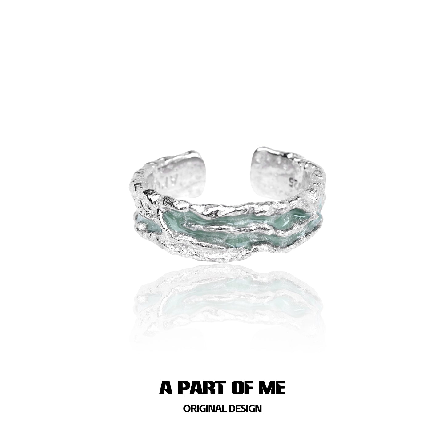 Summer Mint Silver Ring