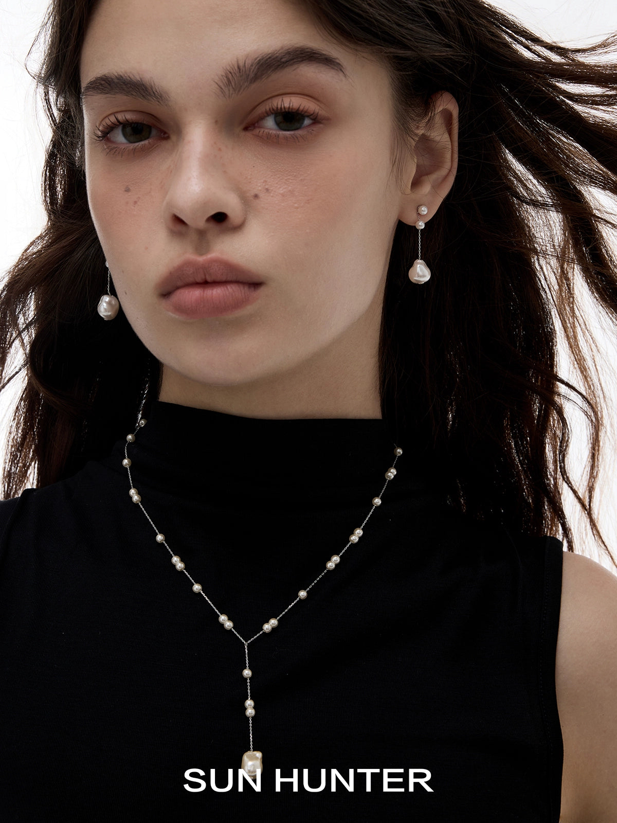 Elegant Baroque Pearl Earrings