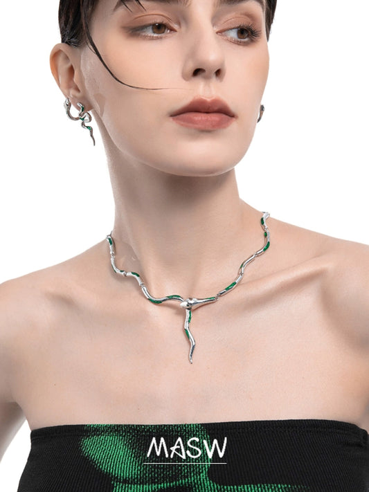 Snake Punk Clavicle Chain