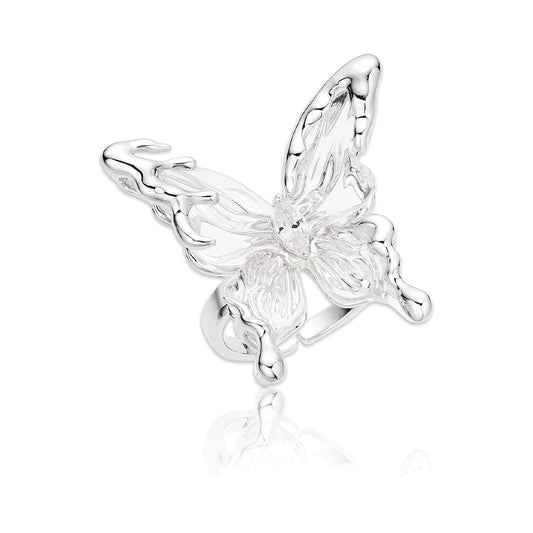 Delicate Transparent Butterfly Earrings