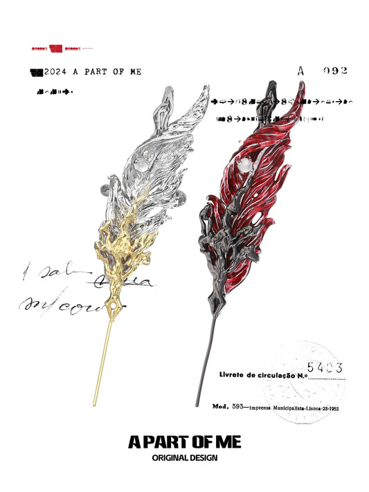 Enchanted Feather Ear Piercing Needle